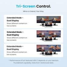 VENTION 6-In-1 Type-C Docking Station, Plug & Play Design | 8K@240Hz Display, 10Gbps High-Speed Data Transfer, 100W PD Fast Charging, Thunderbolt Compatible USB-C Hub - View 8