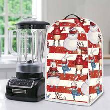1pc Dust-Proof Cover For Juicer, Modern Style Polyester Christmas Printing. For 1-3 Quart Stand Mixer. Home Decoration, Household Appliance Cover. Dust-Proof And Washable. - Full Coverage - View 17