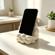 1pc Phone Stand, Bubble Style Desktop Phone Holder With Creative Minimalist Design, Cute Smartphone Display Stand For Desk, Office, Bedroom, Study, Living Room, Workspace, Modern Home Decor Accent, Stylish Gift For Phone Lovers - Multi-color - View 4
