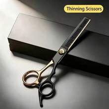 Premium Pet Grooming Scissors Set - Stainless Steel Scissors, Suitable For Dogs And Cats – Includes Curved Scissors + Thinning Scissors + Steel Comb + Storage Box + Pin Comb, Pet Grooming Tools - View 2