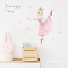 1pc Floral Butterfly And Beautiful Girl Wall Stickers For Kitchen Decals PVC Self-Adhesive Mural For Dining Room Restaurant Decoration 23.6*11.8inch - One Piece In Multiple Colors - View 10