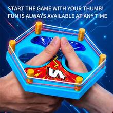 1 Set 2-Player Finger Wrestling Battle Toy, Multi-Player Casual Interactive Competitive Tabletop Game, Children's Party Stress Relief Desktop Mini Game - Multicolor - View 3