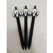 5pcs Creative Ballpoint Pens, Game Controller Sticker, Neutral Pen, Student Gift Pen, School Supplies, Suitable For Students, Adults, Teachers, Creative Gift, Writing Pen, Marker Pen, Medium Tip, Learning Supplies, Back To School Stationery - one-size - View 9