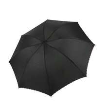 1pc Extra Large Dual-Use Sun & Rain Umbrella, Reinforced Frame, Foldable Design, 10 Ribs, Durable 190T Fabric, Business Black Coating Edge, Thickened UV Protection, Waterproof, Mini Compact Pocket Size, Fiber Frame, Portable Flat Card Holder Style, Ultra-Light 5-Fold Umbrella, Women's Outdoor Mini Sunshade Beach Parasol, Foldable High-Density Black Coating - A - View 4