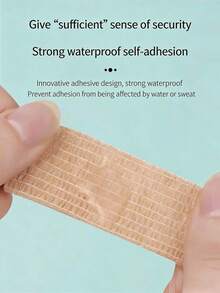 2 Rolls Non-Woven Self-Adhesive Bandage, Toe Protection, Finger Wrapping, Breathable Anti-Slip Sweat-Absorbent, Outdoor Essential - Khaki + Off-white - View 10
