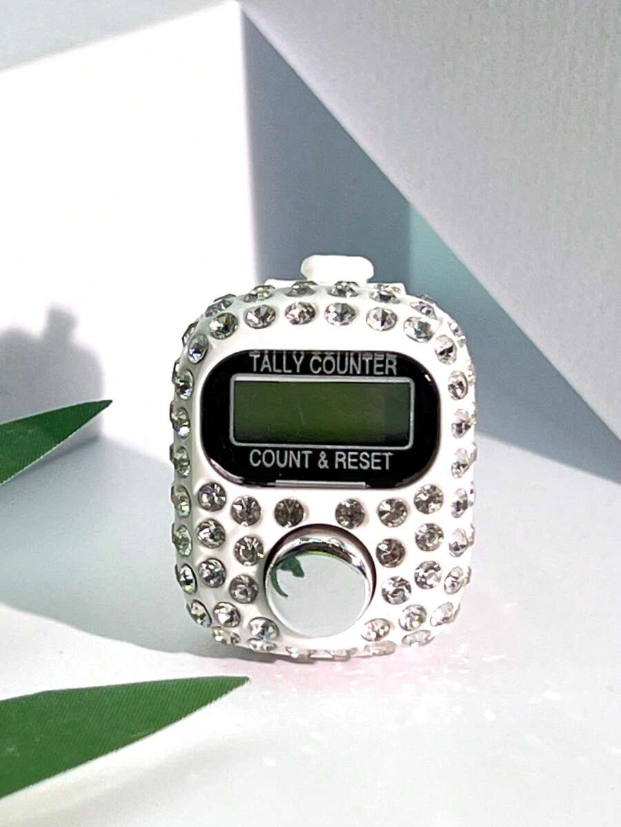 Portable Mini Rhinestone Ring Counter For Daily Prayer And Small Crowd Counting - Multicolor - View 1