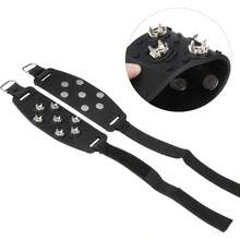 2pcs Anti-Slip Ice Cleats, Ice And Snow Anti-Slip Spikes Suitable For Shoes And Boots, Snow Walking Anti-Slip Spikes, 7-Tooth Anti-Slip Spikes Ice And Snow Shoe Covers, Suitable For Winter Walking, Hiking, Fishing - Multicolor - View 6