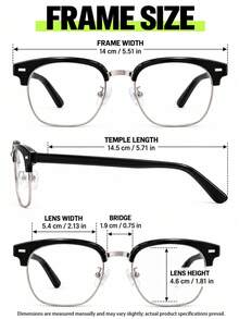 Anti-Blue Light Glasses, Anti-Fatigue, Lightweight And Comfortable, No Pressure On Nose Bridge For Long-Term Wear, Suitable For All Face Shapes, Ideal For Long-Term Office And Outdoor Use, Perfect Holiday Gift - Glasses - View 10