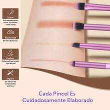 50-Piece Professional Makeup Set - Violet Purple - View 5