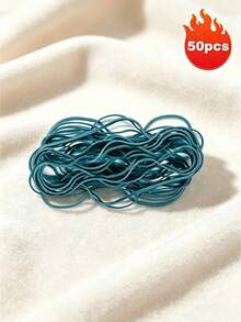 20pcs Large Long Morandi Color Rubber Bands, Multiple Colors, Heavy Duty High Quality Office Supplies, Suitable For Home, Kitchen And Office - A - View 15