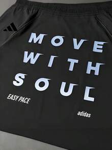 Adidas New Summer Comfortable Loose Casual Men's Short Sleeve T-Shirt - Black - View 7