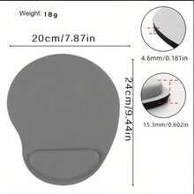 Wrist Rest Mouse Pad, Thin Foam Wrist Support, Non-Slip, Wear-Resistant, Skin-Friendly, Comfortable Mouse Pad With Wrist Rest And Hand Pillow - A - View 6