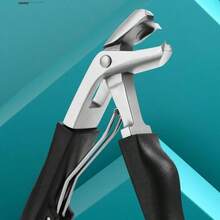 Professional Thick Nail Clippers Stainless Steel Ingrown Toenail Trimmer Curved Blade Anti-Splash Wide Jaw Manicure Tool - Angled Nail Clipper - View 2