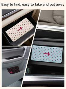 Kingsung Tempat Dokumen Mobil Motif Silang Titik Gelombang, Tas ID Wanita, Dompet & Tempat Kartu untuk Registrasi, Asuransi, SIM, Paspor & Kartu/Perlengkapan Perjalanan/Liburan, Hadiah Sempurna untuk Pemilik Mobil/Truk/Sepeda Motor - Beraneka warna - View 10