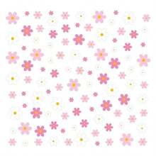 1 Set Pink & White Daisy Wall Stickers, Boho Style, PVC Material, Irregular Floral Shape, Mixed Flower Pattern Details, Removable Self-Adhesive Wall Decals, Suitable For Bedroom, Window, Cabinet And Home Wall Decoration, All-Season Home Decor - A - View 5