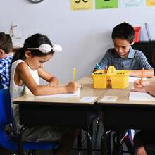 Kids Desk Chairs - Black - View 2