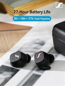 sennheiser SPORT TRUE WIRELESS Sports Earbuds, IP54 Dust And Sweat Resistant, 27h Long Battery Life, Bluetooth Earbuds For Running, Fitness, Cycling, And Commuting - View 5