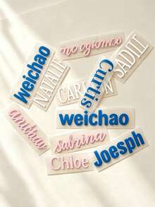 Personalized Name Decal, Custom Waterproof Name Sticker, Laptop Sticker,Tumbler Name Decal, Car Window - Multicolor - View 3