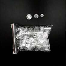 S/M/L Disposable Tattoo Ink Cups Plastic Pigment Transparent Containers, Tattoo Supplies - Clear - View 2