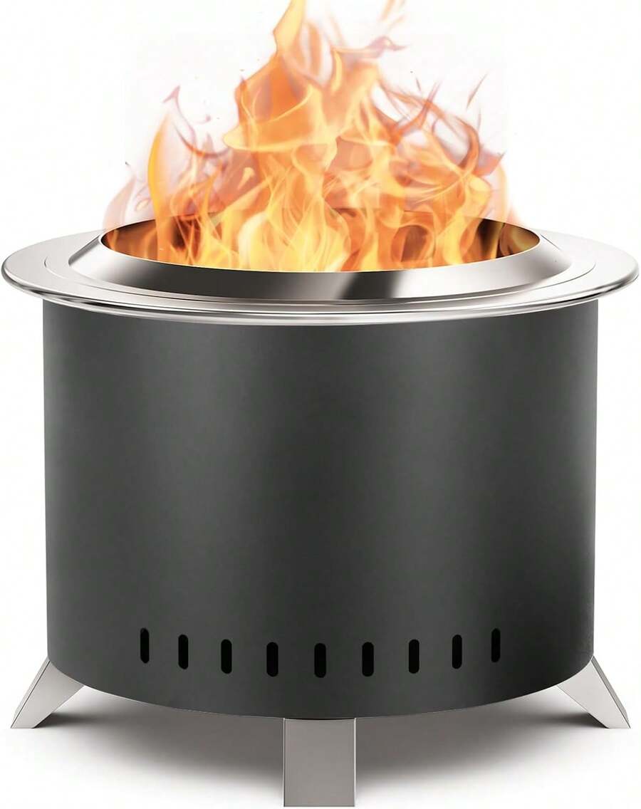 Fire Pits & Outdoor Fireplaces - Black - View 1