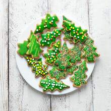 3pcs Christmas Tree Cookie Cutter Stainless Steel Cake Mold Christmas Cookie Cutter DIY Baking Christmas Mold, Perfect For Christmas Decoration, Christmas Gift - View 8