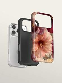 KOOLIFE Romantic Floral Pattern, Elegant French Style Phone Case, Compatible With IPhone 18 Pro Max, 17 Pro Max, 16 Pro Max, 15 Pro Max, 14, 13, 12, 11 - Oil Painting Flowers - View 4