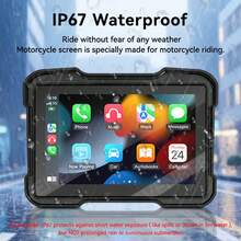 VENBES 5 Inch Waterproof Motorcycle PND Touchscreen, Quick Detachable Wireless CarPlay And Android Auto Motorcycle Display, Bluetooth Media Player - 5inch Motorcycle PND Main Unit - View 9