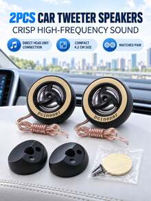 2pcs Mini Car Tweeters, Piezoelectric Coil Tweeter, Car Small Tweeter Stereo TS-250 - Tweeter - View 3