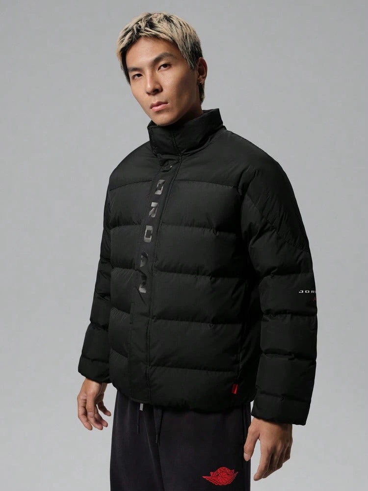 Jordan Men's AS M J FLT DOWN Down Thick Down Jacket - Long IM9162-010 - Black - View 1