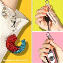 10/20/30/50/100pcs Rotating Lobster Claw Swivel Key Chain Hooks, Small Metal Rotating Key Chain Clips For Key Chain Making, DIY Crafts, Lanyard Making And Pet Collars - Keychain - View 6