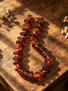 Chunky Amber Necklace