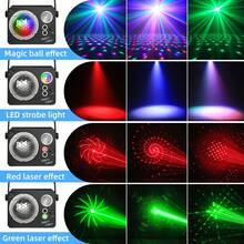 1pc RGB Disco Party Light, DJ Stage Lighting With Remote Control & Sound Activated Mode, Colorful Projection Lamp For Home Party, Birthday, Wedding, Christmas, Halloween, Bar, Club - Black - View 7