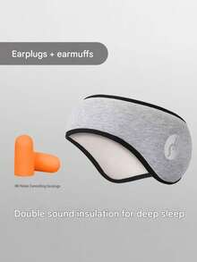 Blackout Soundproof Sleep Mask Set (Eye Mask + Earplugs), Adjustable Multifunctional Ear Cover, Warm Sports Headband, Blindfold Sleep Mask, Suitable For All Skin Types - Ideal For Travel And Napping, Travel Essential, Back To School Gift - Multicolor - View 25