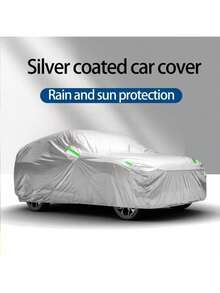 All-Season Car Cover, Sun Protection, UV Resistant, Waterproof, Dustproof, Heat Resistant, PEVA Material, Multiple Sizes Available - Multicolor - View 13