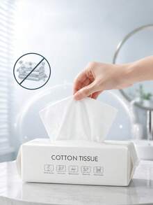 1/5 Packs Disposable Thickened Face Towel Pull-Out Design Soft And Tear-Resistant Strong Water Absorption Beauty Makeup Remover Towel - White - View 7