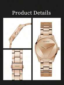 GUESS Women's Fashion Watch,Minimalist Elegant Design With Exquisite Dial,Women's Accessory,Suitable For Daily Wear, Women's Gift Choice - Rose Gold - View 6