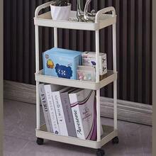 Multi-Layer Gap Storage Cart, Slim Independent Rolling Storage Rack, Suitable For Small Spaces, Refrigerator Side Storage Rack, Kitchen Bathroom Miscellaneous Storage Portable Cart, Home Space-Saving Storage Accessory - Multicolor - View 3