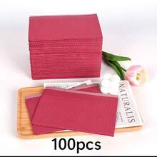 Disposable Pink Nail Table Mat 3-Layer Waterproof Cleaning Paper Foldable Multi-Function Beauty Tattoo Dental Cover Cloth Waterproof Tablecloth Cleaning Nail Napkin Nail Supplies - Multicolor - View 15