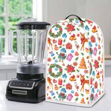 1pc Dust-Proof Cover For Juicer, Modern Style Polyester Christmas Printing. For 1-3 Quart Stand Mixer. Home Decoration, Household Appliance Cover. Dust-Proof And Washable. - Full Coverage - View 6