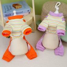 Pet Dog Clothes Four-Legged Jumpsuit Winter Autumn Warm Hoodie Harness For Small Dogs, Teddy, Bichon - Multicolor - View 7