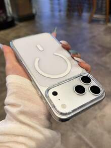 Luxury High Transparency Hard PC Magnetic Phone Case Compatible With IPhone 18 Pro Max 18 Pro 17 Pro Max 17 Pro Cases Wireless Charge Transparent Clear Anti-Drop Shockproof Protective Cover - Clear - View 3