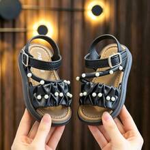 Caweiny Summer Children's Shoes Korean Version Of The Comfortable Girl Cool Care Soft All-Match Children Sandals - Black - View 21