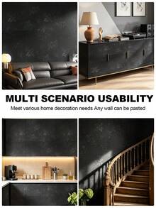 1 Gulungan Wallpaper PVC Motif Mawar Timbul 3D, Perekat Diri, Tahan Air, Tahan Lembap, Dengan Perekat di Bagian Belakang, Stiker Dinding yang Dapat Dilepas dan Dibersihkan untuk Ruang Tamu, Kamar Tidur, Renovasi dan Dekorasi Asrama - beraneka warna - View 11