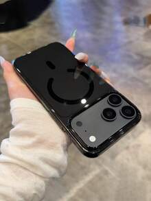 Luxury High Transparency Hard PC Magnetic Phone Case Compatible With IPhone 18 Pro Max 18 Pro 17 Pro Max 17 Pro Cases Wireless Charge Transparent Clear Anti-Drop Shockproof Protective Cover - Transparent Black - View 3