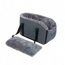 Pet Car Carrier Bed, Cat Dog Nest, Car Center Console Cushion, Portable Pet Carrier Bag, Suitable For Small & Medium Pets - Grey - View 12