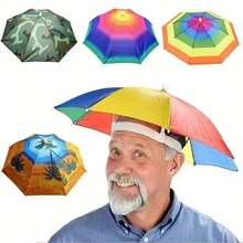 Men Rain Hats - Colorful Stripes - View 2