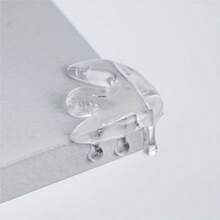 4pcs Ultra-Durable, Smooth-Edged Anti-Collision Corner Protectors, Water-Drop Shaped, Suitable For Coffee Tables And Cabinets, Also For Protecting Furniture Right Angles - 4 Items - View 16
