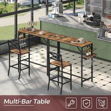 Patio Bar Tables - Brown - View 2