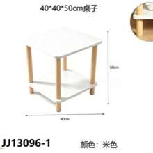 Living Room End Table 40x40x50cm, Compact Display Table For Balcony Patio Bedroom Corner - Multicolor - View 13