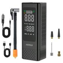 150PSI Portable Air Pump, Car Emergency Jump Starter, With Tire Pressure Gauge And LED Display - 3x Fast One-Touch Smart Wireless Air Pump - A - View 8
